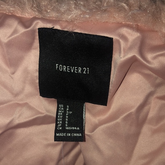 NWT Fluffy Pink Forever 21 Jacket 🧥 - Picture 11 of 17